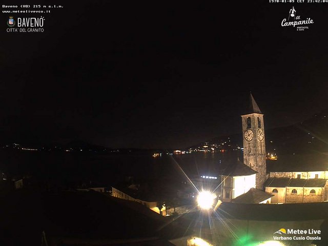 time-lapse frame, Baveno webcam