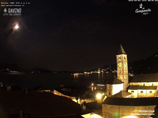 time-lapse frame, Baveno webcam