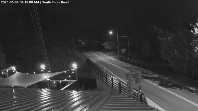time-lapse frame, South Shore Rd, Inlet, NY webcam