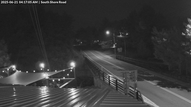 time-lapse frame, South Shore Rd, Inlet, NY webcam