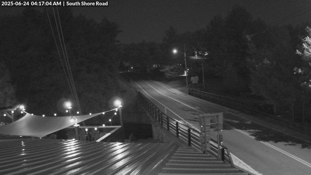 time-lapse frame, South Shore Rd, Inlet, NY webcam