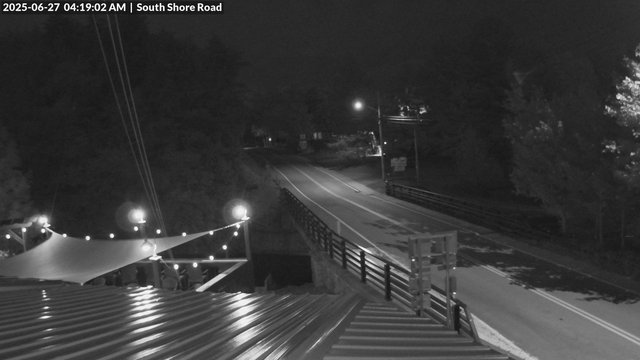 time-lapse frame, South Shore Rd, Inlet, NY webcam