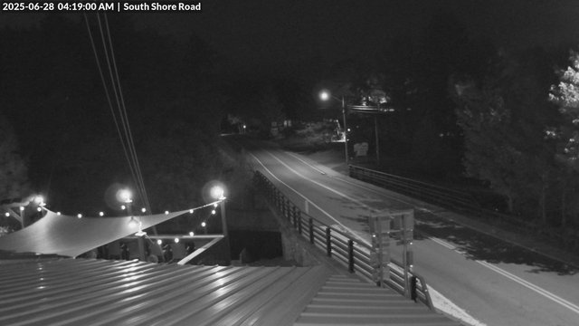 time-lapse frame, South Shore Rd, Inlet, NY webcam