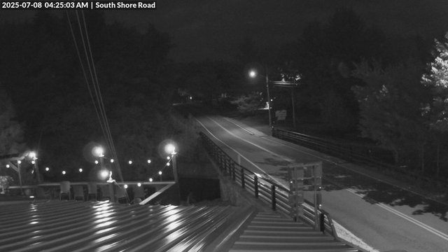 time-lapse frame, South Shore Rd, Inlet, NY webcam