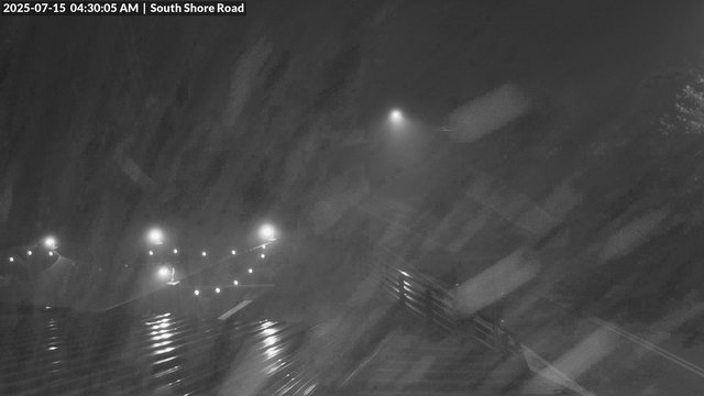 time-lapse frame, South Shore Rd, Inlet, NY webcam