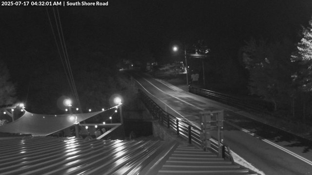 time-lapse frame, South Shore Rd, Inlet, NY webcam