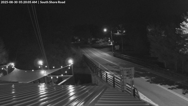 time-lapse frame, South Shore Rd, Inlet, NY webcam