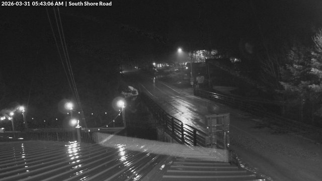 time-lapse frame, South Shore Rd, Inlet, NY webcam