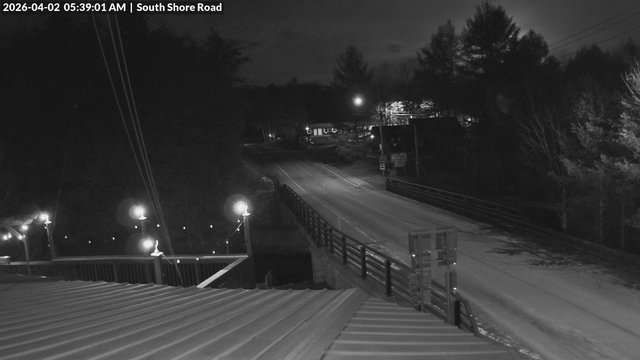 time-lapse frame, South Shore Rd, Inlet, NY webcam