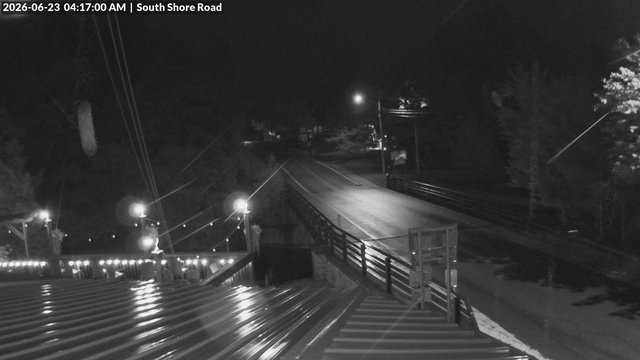 time-lapse frame, South Shore Rd, Inlet, NY webcam