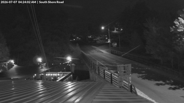 time-lapse frame, South Shore Rd, Inlet, NY webcam