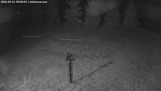 time-lapse frame, InletSnow.com webcam