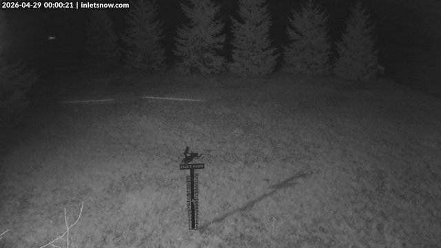 time-lapse frame, InletSnow.com webcam