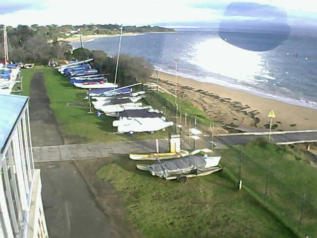 time-lapse frame, Cowes Yacht Club - West webcam