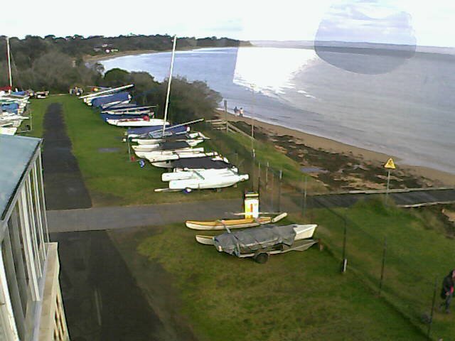 time-lapse frame, Cowes Yacht Club - West webcam