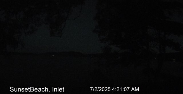 time-lapse frame, Sunset Beach webcam