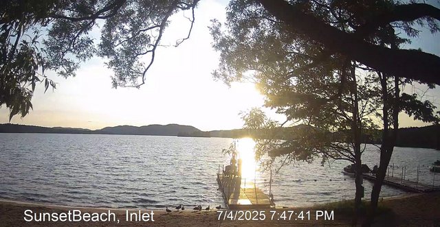 time-lapse frame, Sunset Beach webcam