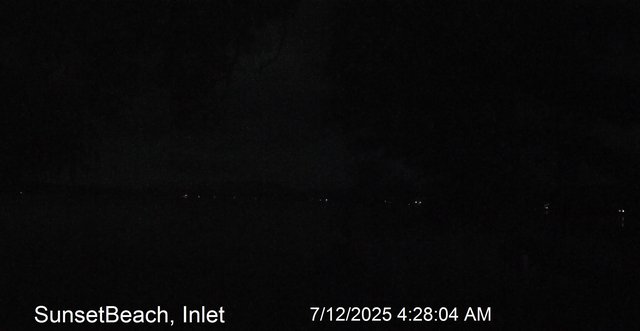time-lapse frame, Sunset Beach webcam