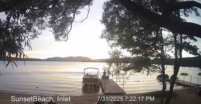 time-lapse frame, Sunset Beach webcam