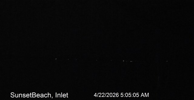 time-lapse frame, Sunset Beach webcam