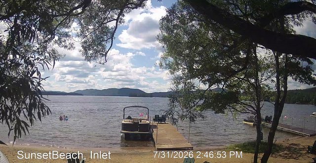 time-lapse frame, Sunset Beach webcam