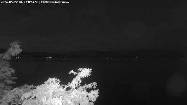 time-lapse frame, 4th Lake, Inlet, NY webcam