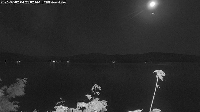 time-lapse frame, 4th Lake, Inlet, NY webcam