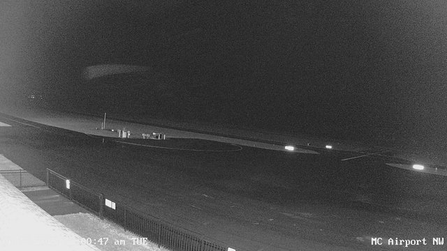 time-lapse frame, Mifflin County Airport (west) webcam