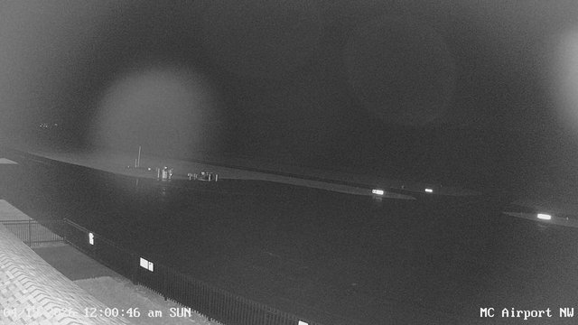 time-lapse frame, Mifflin County Airport (west) webcam