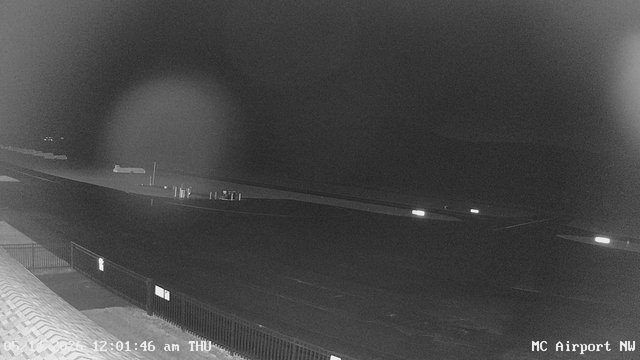 time-lapse frame, Mifflin County Airport (west) webcam