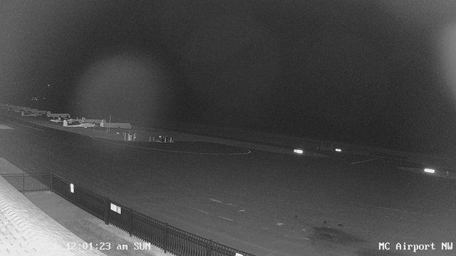 time-lapse frame, Mifflin County Airport (west) webcam