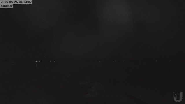 time-lapse frame, 4th Lake Sandbar webcam