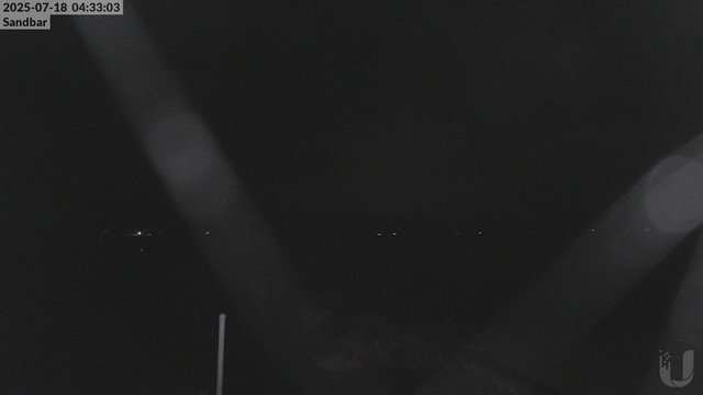 time-lapse frame, 4th Lake Sandbar webcam