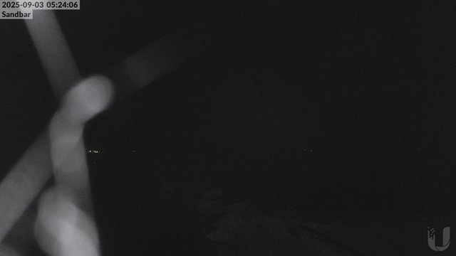 time-lapse frame, 4th Lake Sandbar webcam