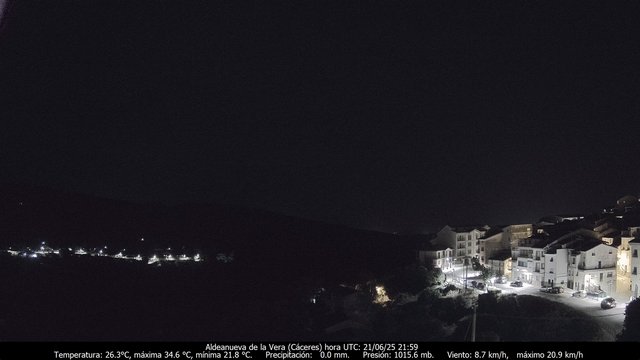 time-lapse frame, Meteogredos webcam