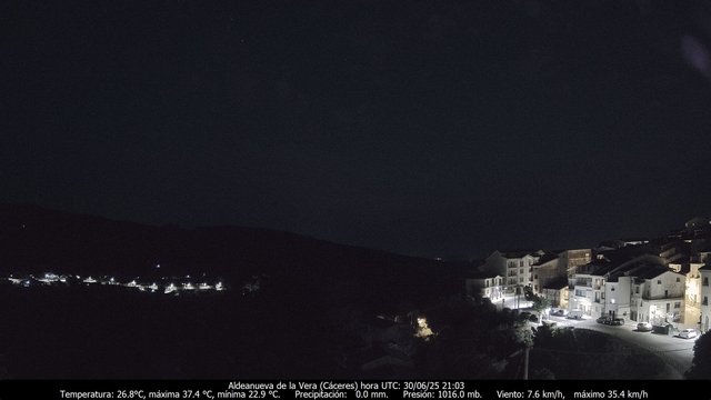 time-lapse frame, Meteogredos webcam