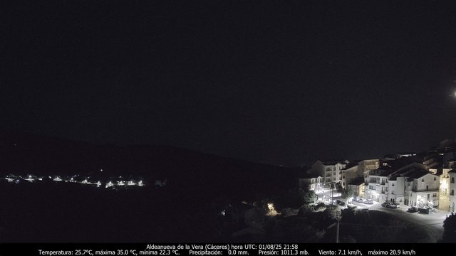 time-lapse frame, MeteoGredos webcam