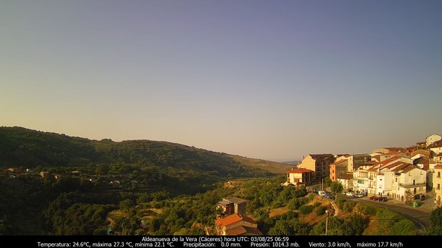 time-lapse frame, MeteoGredos webcam