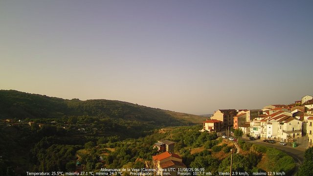 time-lapse frame, MeteoGredos webcam