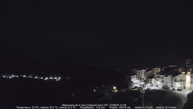 time-lapse frame, MeteoGredos webcam