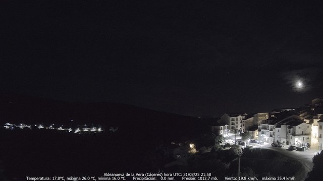 time-lapse frame, MeteoGredos webcam