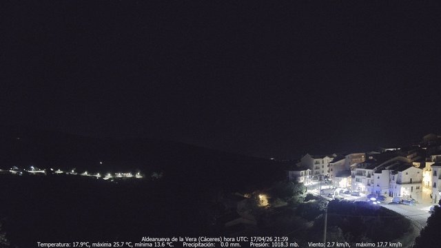 time-lapse frame, MeteoGredos webcam