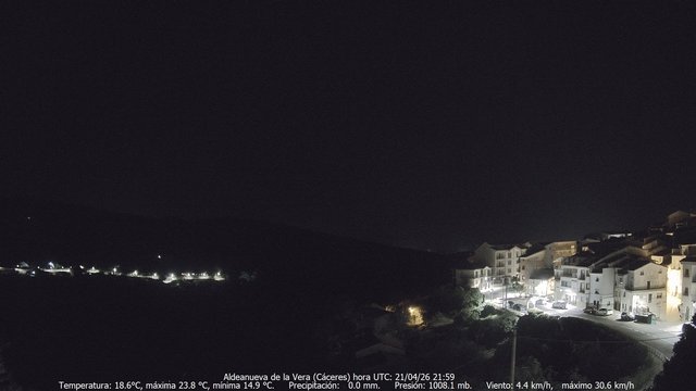 time-lapse frame, MeteoGredos webcam