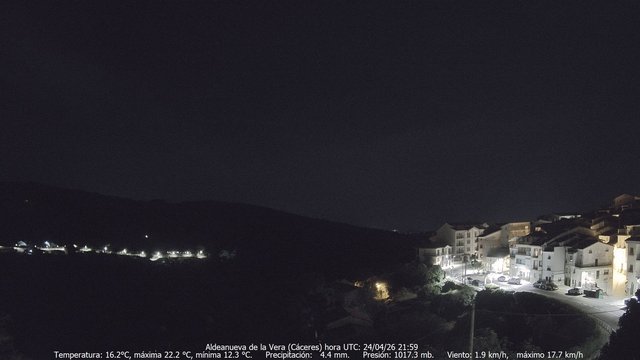 time-lapse frame, MeteoGredos webcam