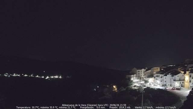 time-lapse frame, MeteoGredos webcam