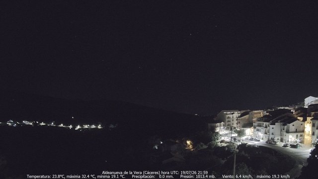 time-lapse frame, MeteoGredos webcam