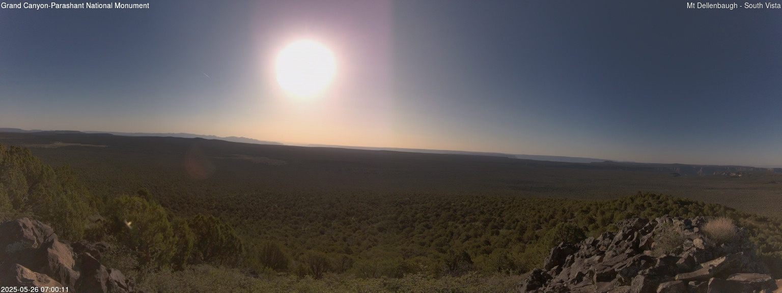 time-lapse frame, Mt Dellenbaugh - Southeast Vista webcam