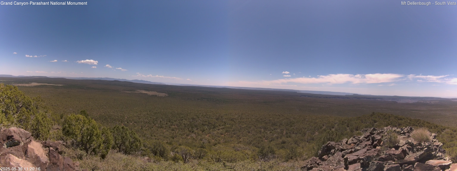 time-lapse frame, Mt Dellenbaugh - Southeast Vista webcam