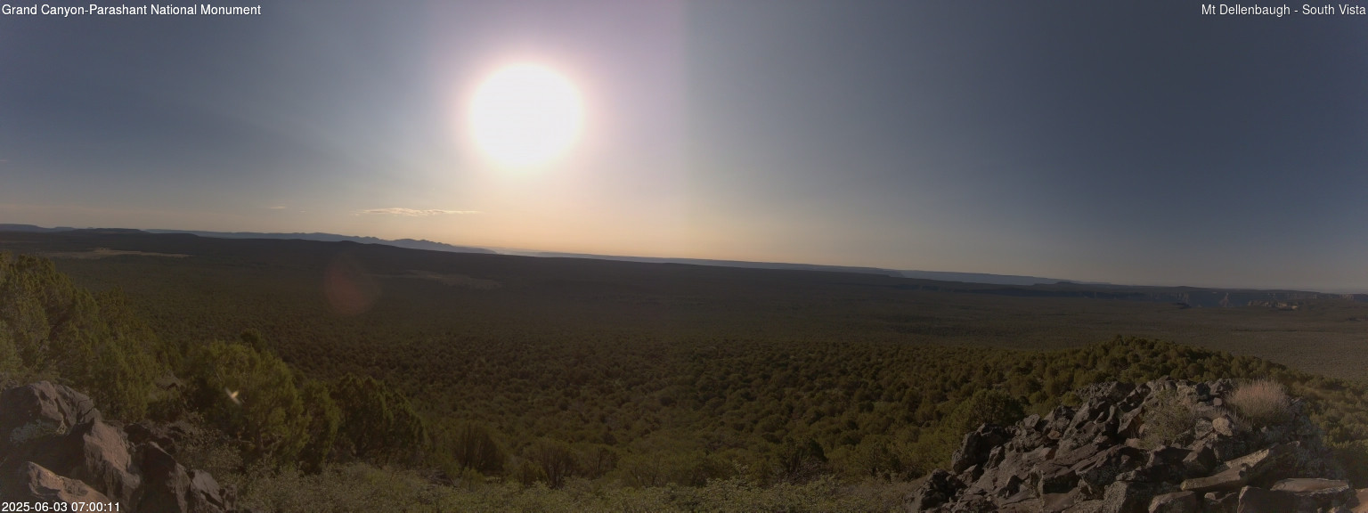 time-lapse frame, Mt Dellenbaugh - Southeast Vista webcam