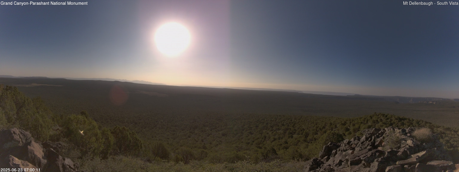 time-lapse frame, Mt Dellenbaugh - Southeast Vista webcam